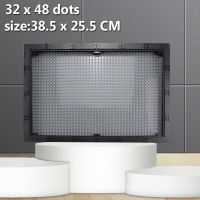 Big Size Display CaseBox Dustproof Board 32*48 Dots Base Plate DIY Building Blocks Parts Compatible Figures Kids Toys