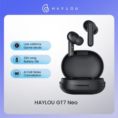 ZZOOI HAYLOU GT7 Neo TWS Wireless Earbuds Bluetooth5.2 Smart Touch Control Headphone 22H Battery Life 65ms Game Mode Headset For Phone