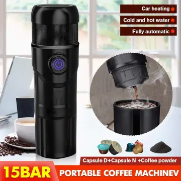 HiBREW H4A Portable Coffee Machine for Car & Home DC12V Expresso Coffee  Maker Fit Nexpresso Dolce Pod Capsule Coffee Powder