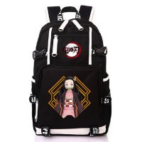 Japan Anime Demon Slayer Kamado Tanjirou Nezuko Uni Travel Rucksack Casual Schoolbag Student Backpacks bags