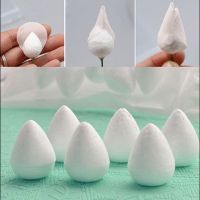 ✲✱ 20pcs/Bag Petal Shape Oval Foam Sugar Fondant Flowers Petal Stamper Oval Foam Tool Cake Baking Modeling Decoration Accessories