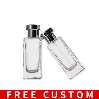 【hot】 Custom Logo 50ML Glass Perfumery Spray Press Bottle With Atomizer Women 39;s Set ！