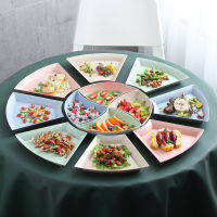 Creative Platter Tableware Plate Set Reunion Combination Festival and New Year Party Household Dishes Plates Dinnerware Set