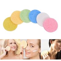 【CW】✉▬☇  10PCS Round Sponge Cleaning Soft Facial Puff Cleanser Face Tools 6 Colors