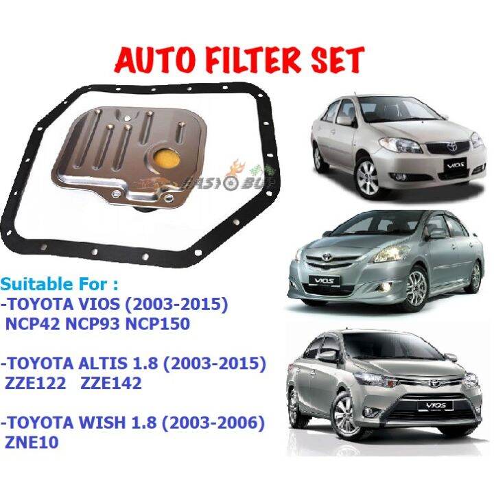 ATF Auto Transmission Filter Set Toyota Vios NCP42 NCP93 NCP150 / Altis