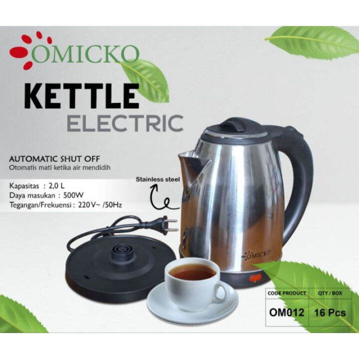 *TERMOS 2liter Stainless steel Electric Kettle Water Heater Thermos
