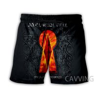 แฟชั่นใหม่ผู้หญิง / ผู้ชายพิมพ์ 3D Axel Rudi Pell Rock Summer Beach Shorts สตรีทแวร์ผู้ชาย Quick Dry Vacation กางเกงขาสั้นลำลอง XS-5XL