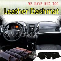 สำหรับ Ssangyong Korando 2010 2011 2015 2016 2017 2018 2019หนัง Dashmat ฝาปิดแผงควบคุม Dash พรมที่กำหนดเองรถจัดแต่งทรงผมรถพวงมาลัยซ้ายรถพวงมาลัยขวา