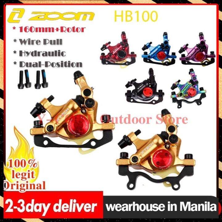 ZOOM XTECH HB100 Road Hydraulic Disc Brake Calipers Front Rear G3 ...