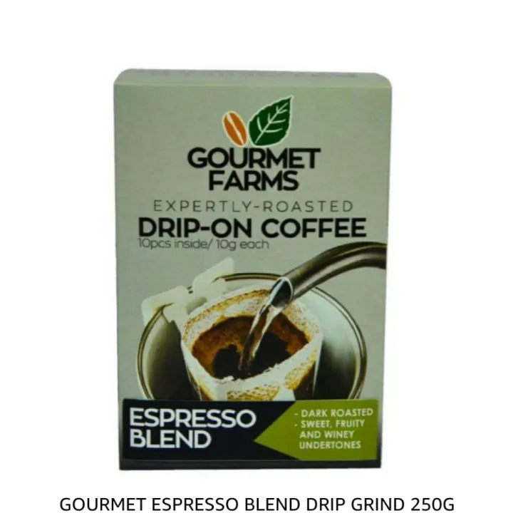 GOURMET ESPRESSO BLEND DRIP GRIND 250G Lazada PH