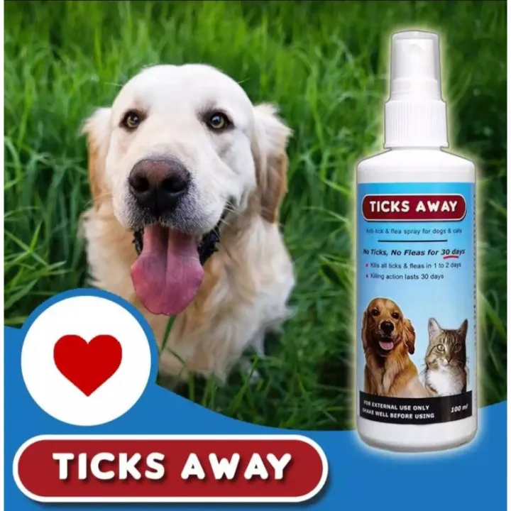 Ticks away pet spray ticks and flees Lazada PH
