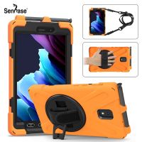 Shockproof Kids Safe PC Silicon Stand Tablet Cover For Samsung Galaxy Tab Active 3 2020 T570 T575 T577 Case With Shoulder Strap