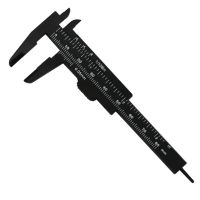 Portable Double Scale 80MM Plastic Eyebrow Measuring Vernier Caliper Ruler Plastic Permanent Makeup Measurement Tools Student