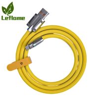 Leflame 120W 6a Type-C ถึง Type-C Data Cable สายชาร์จอย่างรวดเร็วพร้อมการรับส่งข้อมูลสำหรับ Huawei