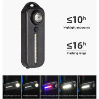 LED Bicycle Warn Light Work Lamp Red Blue Shoulder Police Light with Clip USB Charging Flashing Warning Safety Flashlight Torch