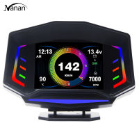 Ap-8 Hud Head-up Display Obd2 Gps Slope Meter Smart Gauge Dual System Driving Computer Modified Accessories