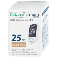 Que thử đường huyết,Axit Uric, Mỡ máu Cholesterol FaCare+ dùng cho máy