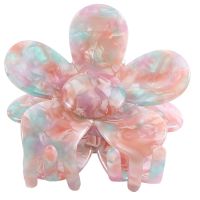 2.75 Inch Acetate Flower Hair Clips Cute Daisy Hair Claw Clips for Thin Hair, Big Floral Claw Clips for Women &amp; Girls