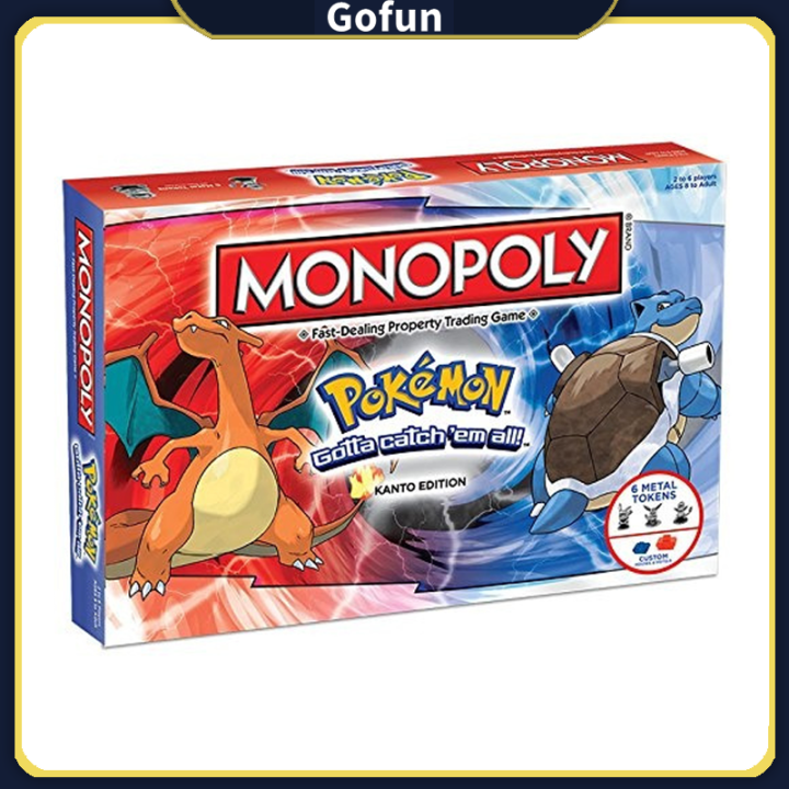 MONOPOLY Pokemon Kanto Edition Board Game | Lazada PH