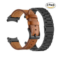 No Gaps Stainless Steel Strap For Samsung Galaxy Watch 6 Classic 47mm 43mm 4 46mm 42mm Watch5 44mm 40mm 5 Pro Wristband Leather Straps