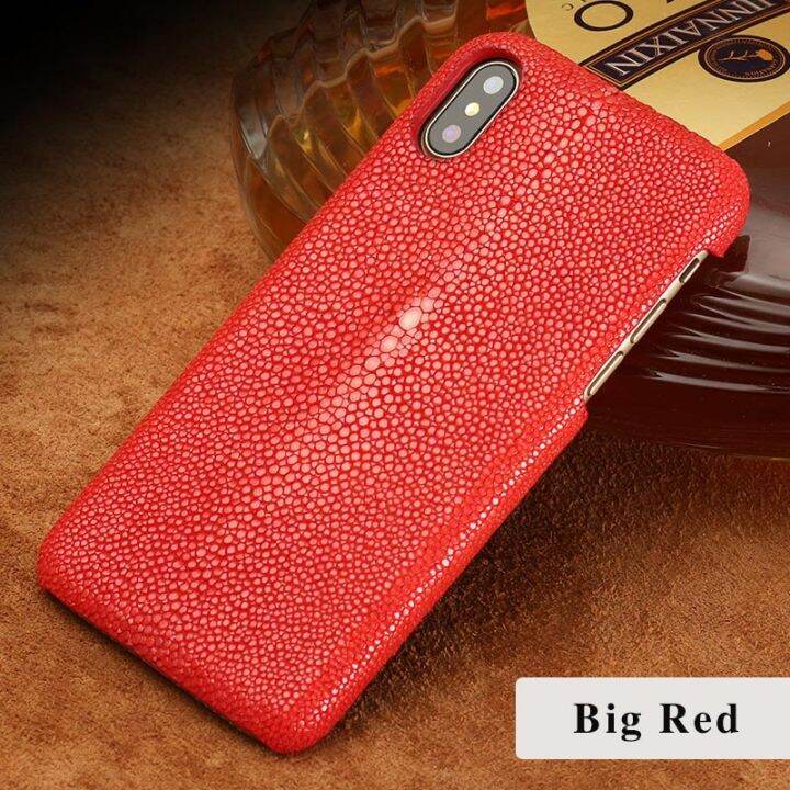 หรูหราของแท้-stingray-หนังเคสศัพท์สำหรับ-apple-x-xs-13-mini-12-11-13-14-pro-max-xr-xs-max-6s-7-8-plus-se-2020ฝาครอบ