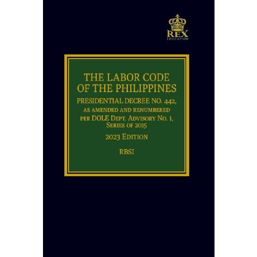 The Labor Code Of The Philippines 2023 Edition Cloth Bound Lazada Ph 6989