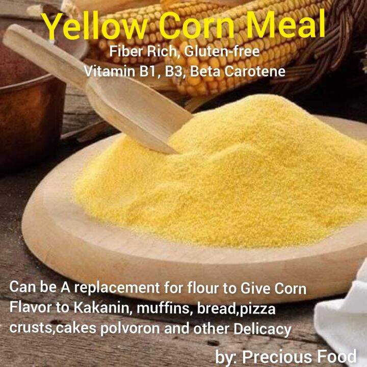 1Kilo Yellow Corn Meal (VACUUM SEALED FOR 100 Freshness and Courier