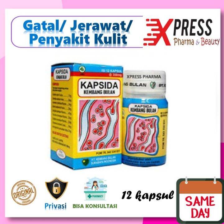 Xpress Kapsul Kapsida Bersih Darah Kembang Bulan Kapsul Lazada Indonesia