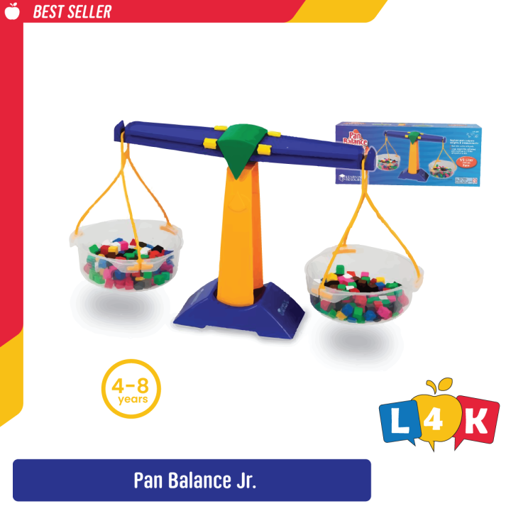 [ 5 ขวบ+ ] ตาชั่งถ่วงสมดุลย์ (Pan Balance Jr.) ของเล่น ฝึกชั่ง ตวง วัด