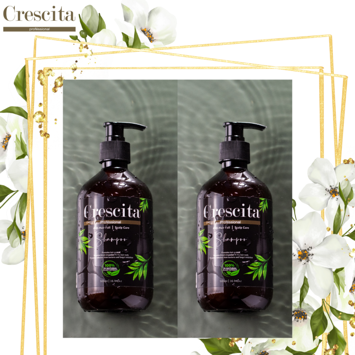 CRESCITA Shampoo (Pack of 2) Targets Dandruff, Leaves Hair Soft