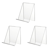 30 Pcs Acrylic Book Stand,Clear Acrylic Display Stand, Clear Holder for Displaying Pictures,Jewelry,Watch Display Stand