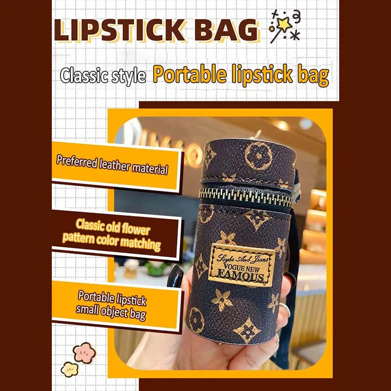 YAYA LIVING】Korean Fashion Silk Scarf Bucket Coin Purse Key chain Mini Lipstick  Bag Storage Bag Wireless Earphone Protective Sleeve Cute Key Bag Backpack  Accessories