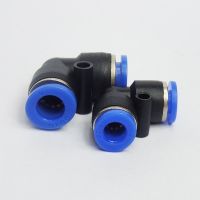 PV4 6 8 10 12MM Pneumatic L Type elbow fitting Plastic Pipe Connector Quick Fitting Hand Tool Parts Accessories