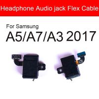 สายแพแจ็คหูฟังแบบยืดหยุ่นสำหรับ Samsung Galaxy A3 A5 A7 A320 A520 A720 A320f A520f A720f เฟล็กซ์ริบบอนอะไหล่ทดแทน