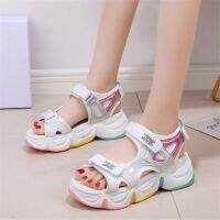 ขายดีที่สุด ioztt2023 - /﹍ Open-toed Sport Sandals Wedge Hollow Out Outdoor Platform Shoes Beach 2022 New