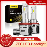 AUXITO มินิ H4 Led H7 H11 ZES 6500พัน12000LM 60วัตต์9003 H9 LED หลอดไฟ HB3 9005 9006 HB4รถไฟหน้าหลอดไฟ Wideuto โคมไฟ12โวลต์24โวลต์