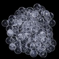 【CW】 50 Set kam clear plastic resin snaps button fasteners press stud 12mm