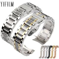 Watchband For Tissot 1853 Couturier T035 14/16/17/18/22/24mm Curved End Stainless Steel WatchBand Women Men Metal Strap Bracelet