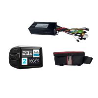 Electric Bicycle Controller Controller 24V 36V 48V 26A Three-Mode with UKC3 Display Screen and Controller Small Bag