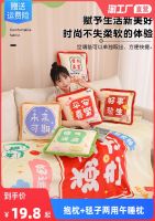 Lovely Sitting Room Sofa Pillow Covers Dual Seal Cushion Pillow Office Nap Blanket Car Cushion 【AUG】