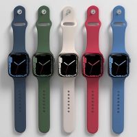 Silicone Straps For Apple Watch Strap 44mm 40mm 45mm 41mm 49mm 42mm 38mm 44 45 mm bracelet iwatch Ultra series 7 se 3 5 6 8 band