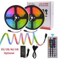 DC12V RGB LED Strip 5M 10M 5050 30LEDs/M Flexible LED Tape with RGB IR Controller Waterproof LED Ribbon Sponge Double side Tape