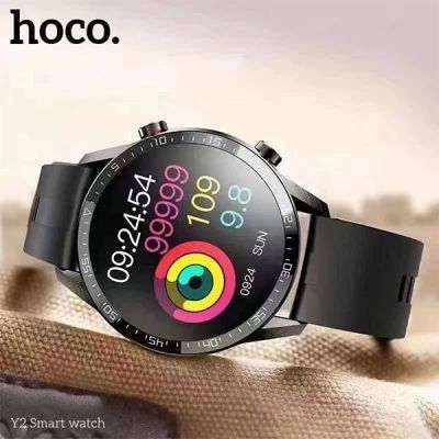 นาฬิกา Smart watch Hoco Y2 นาฬิกาสมาร์ทวอทซ์ smart watch ดีไซน์สวย ทรงกลม ฟังก์ชั่นเยอะ ใส่ออกกำลังกาย นับอัตราหัวใจ