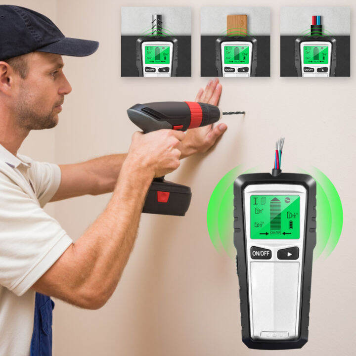 Stud Finder Wall Scanner 5 In 1 Electronic Stud Sensor Beam Joist
