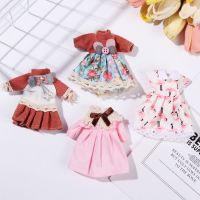 Multistyles 16 17cm Dolls Dresses 1/8 BJD Handmade Doll Outfit Changing Dressing Game Doll Clothes Kids DIY Doll Accessories