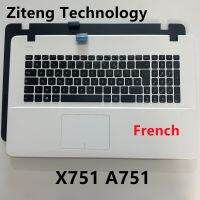 FR French keyboard touchpad palmrest keyboards for Asus A751 x751 x751l x751lk x751lk x751ma x751y sliver white black laptop