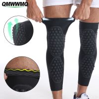 1Pcs Knee Calf Padded Compression Leg Sleeve Thigh Sports Protective Gear Shin Brace Support for Football Basketball Volleyball Supports Braces