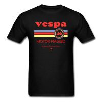 Vespa Motor Piaggio Italy Motorbike Vintage Tshirts Logo Design Comfortable Mens T Shirt Cotton Print Cycle Rider Gildan