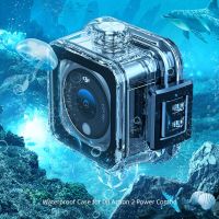 45M Waterproof Case for DJI Action 2 Diving Housing Protective Shell Underwater Cover High Transparent Material for DJI Action 2