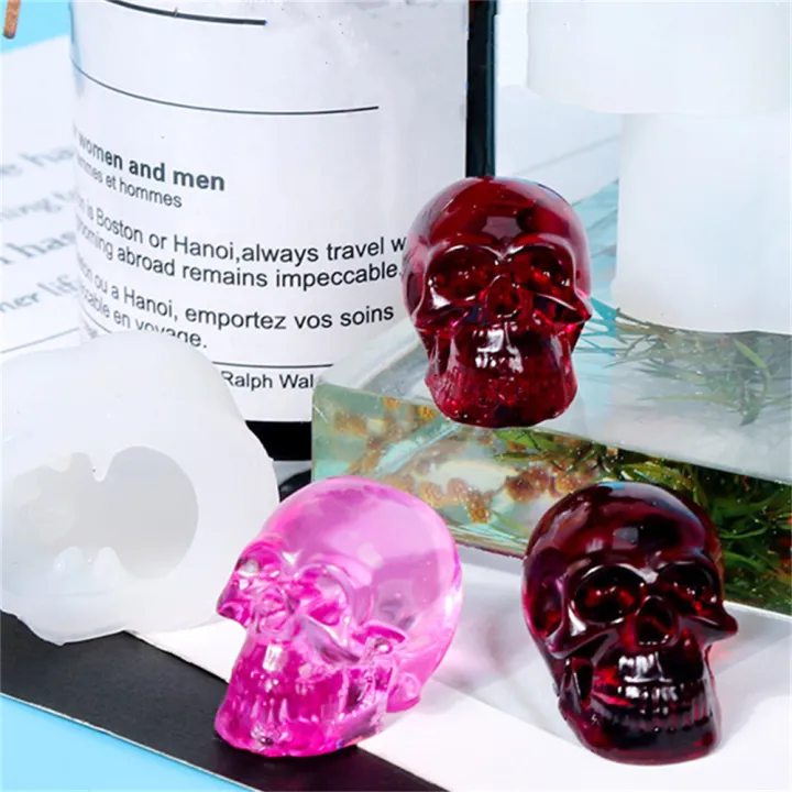 creative-resin-art-inspiration-necklace-making-materials-silicone-pendant-molds-diy-skull-jewelry-halloween-resin-molds